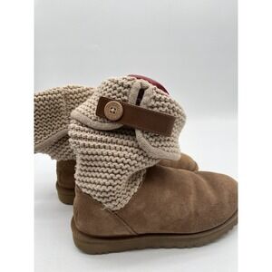 UGG Shaina Womens Sweater Cuff Boots Brown Size‎ 9